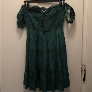 Off the shoulder dress